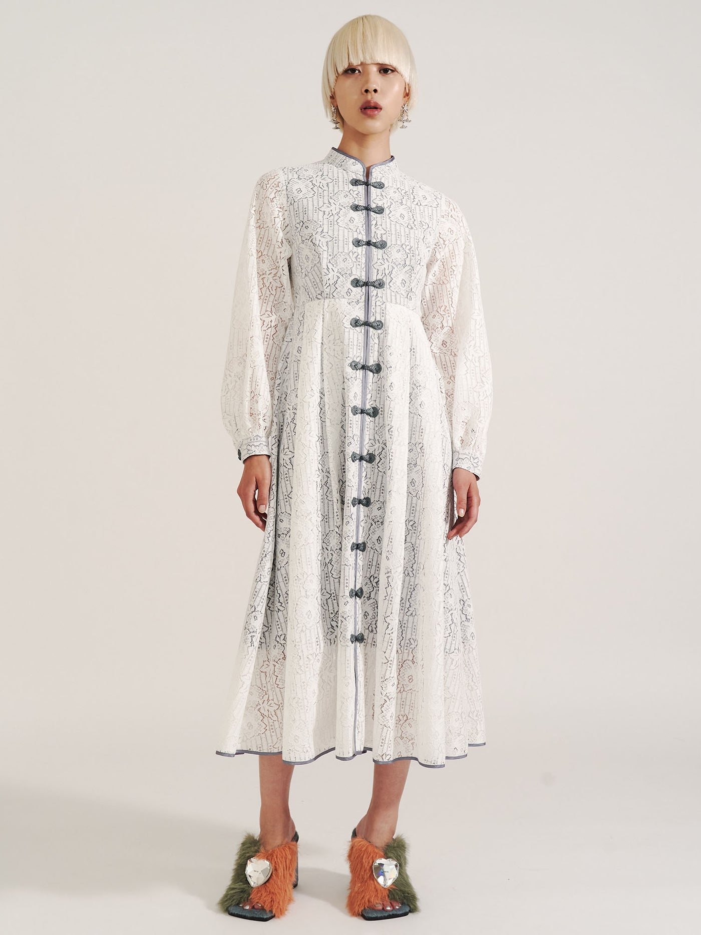 ​PAMEO POSE Youran Long Dress チャイナ 黒 PAMEO POSE - 美品タグ付き⭐️PAMEOPOSEパメオポーズ💖Mandarin