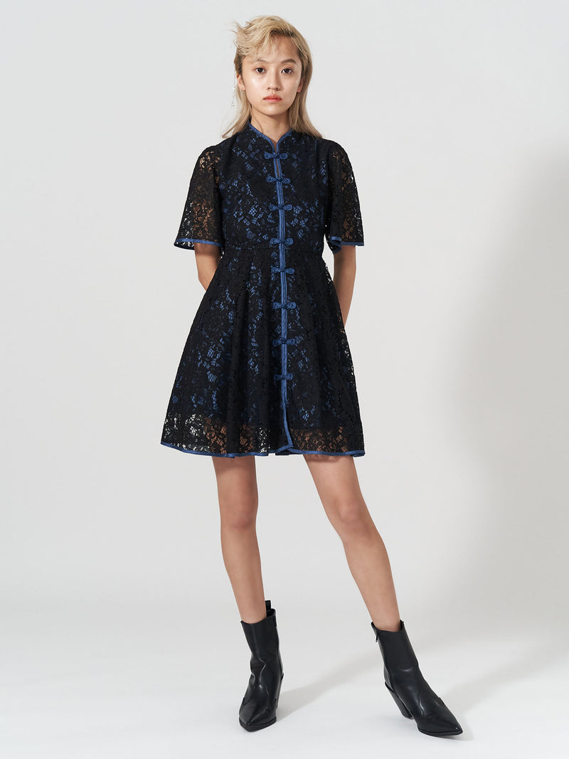 Macau Lace Mini Dress