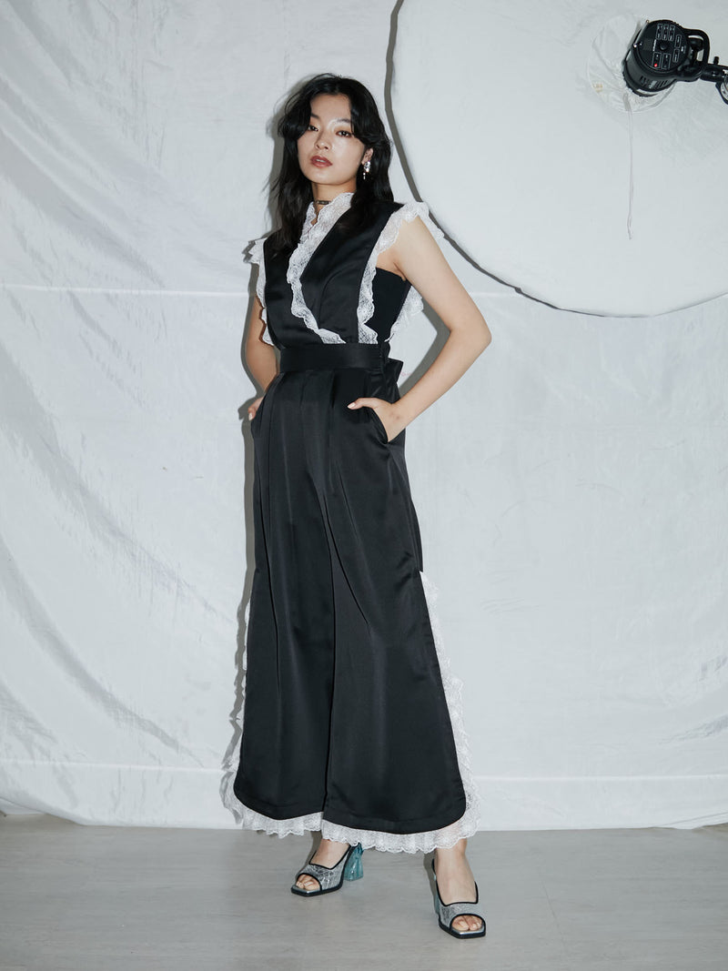 PAMEO POSE】Queen AIO WOMEN オールインワンサロペット-