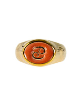 Cancer Plate Ring