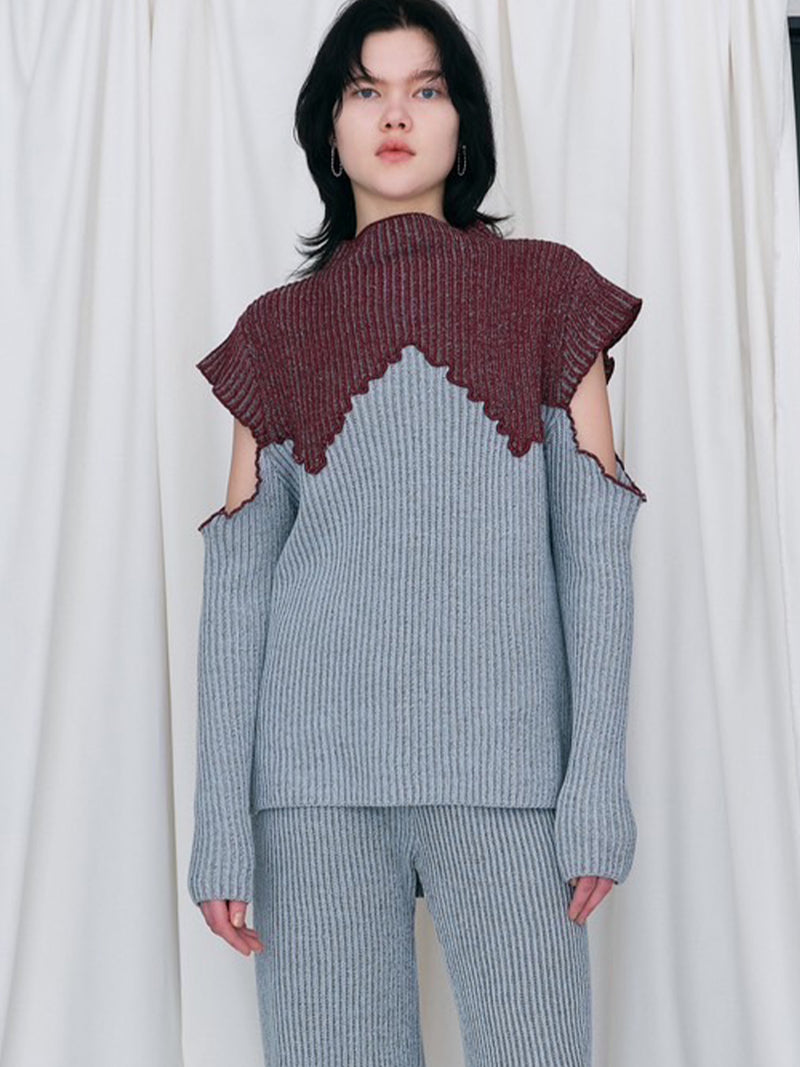 Bicolor Sweater – PAMEO POSE | 公式オンラインストア