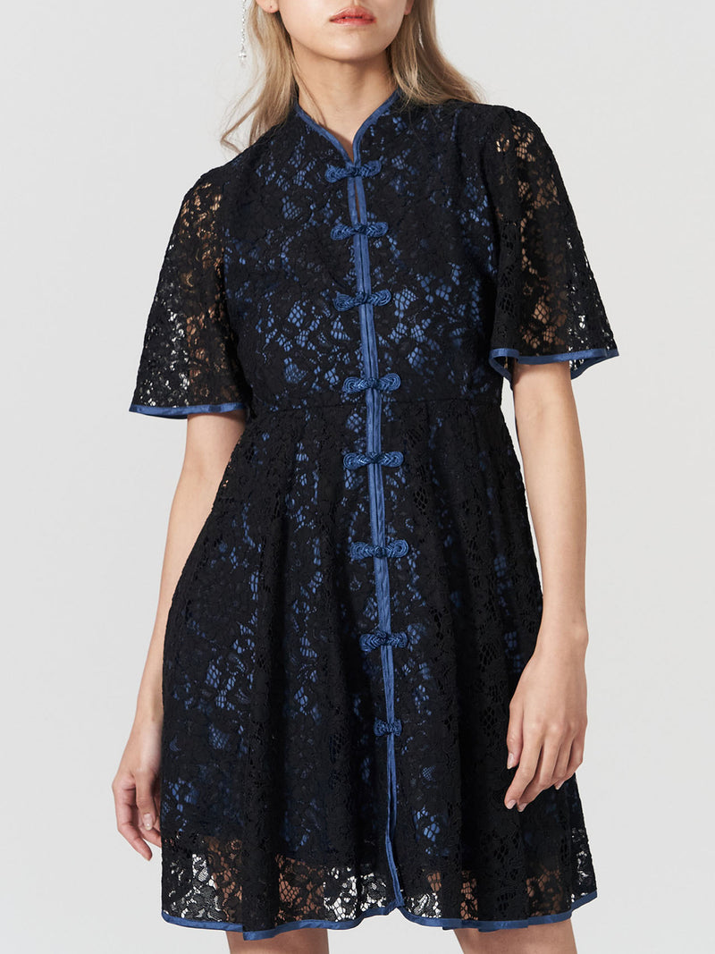 Macau Lace Mini Dress