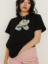 Noble Rollerskates T-shirts Chibi