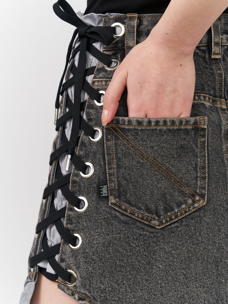 Denim Micro Miniskirt – PAMEO POSE | 公式オンラインストア