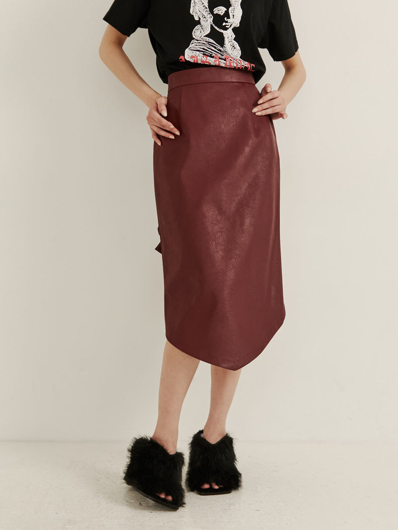 PAMEO POSE Glitter Skirt ブラウン S 新品 | www.darquer.fr