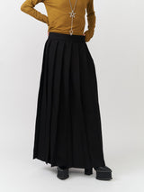 3way Pleated Skirt BLK