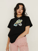 Noble Rollerskates T-shirts Chibi