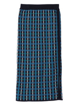 Plaid Knit Skirt