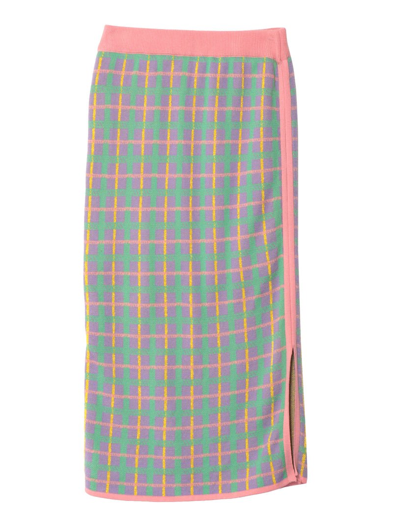 Plaid Knit Skirt – PAMEO POSE | 公式オンラインストア