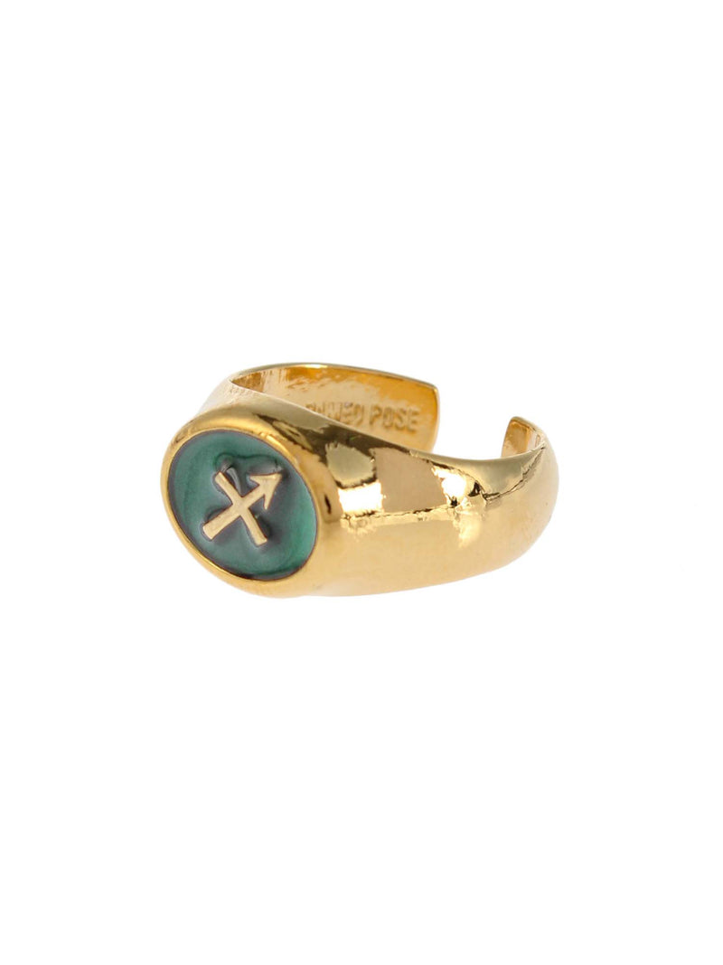 Sagittarius Plate Ring