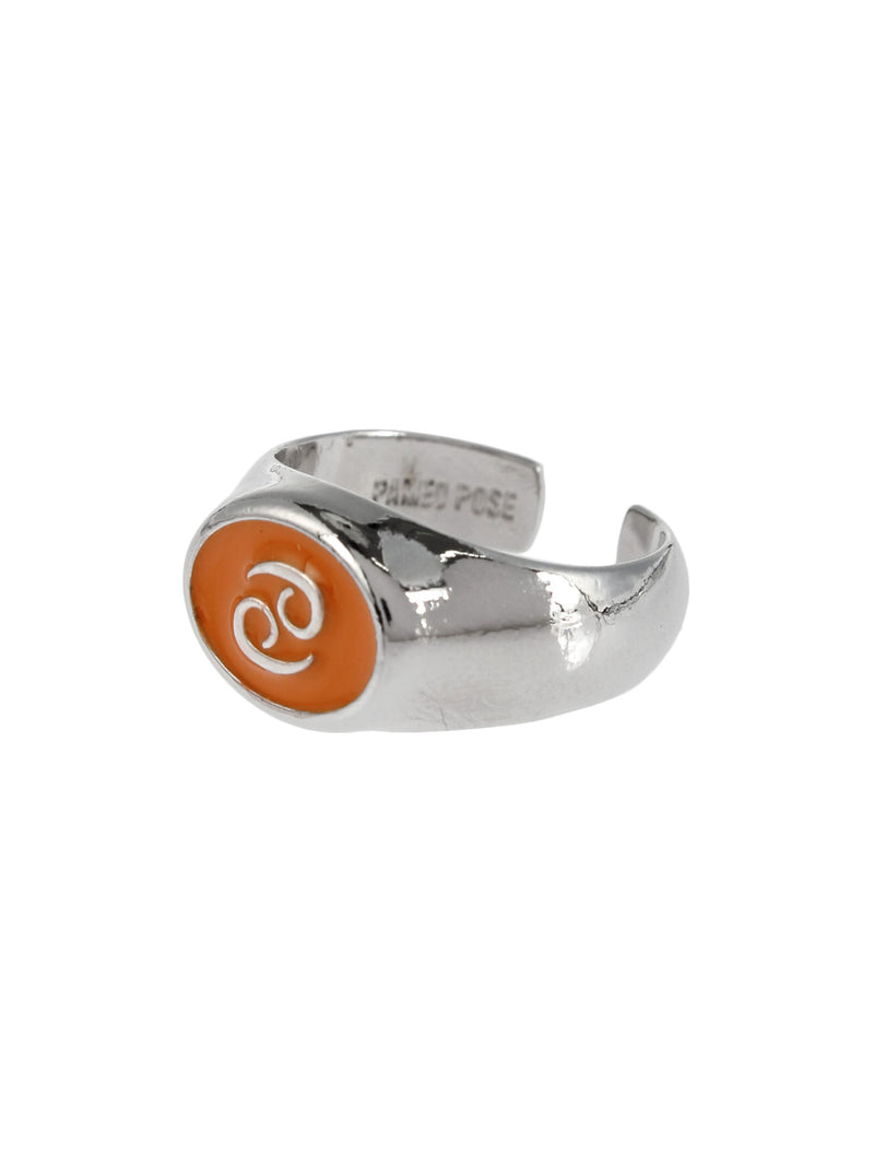 Cancer Plate Ring