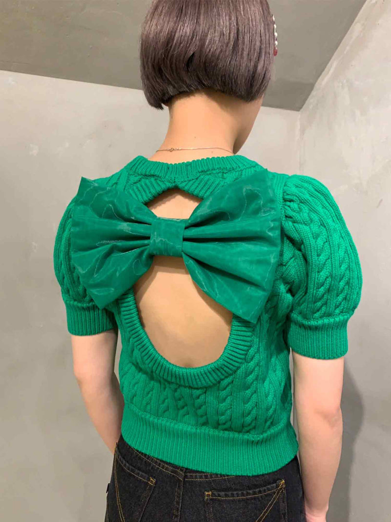 Big Bow Knit Top
