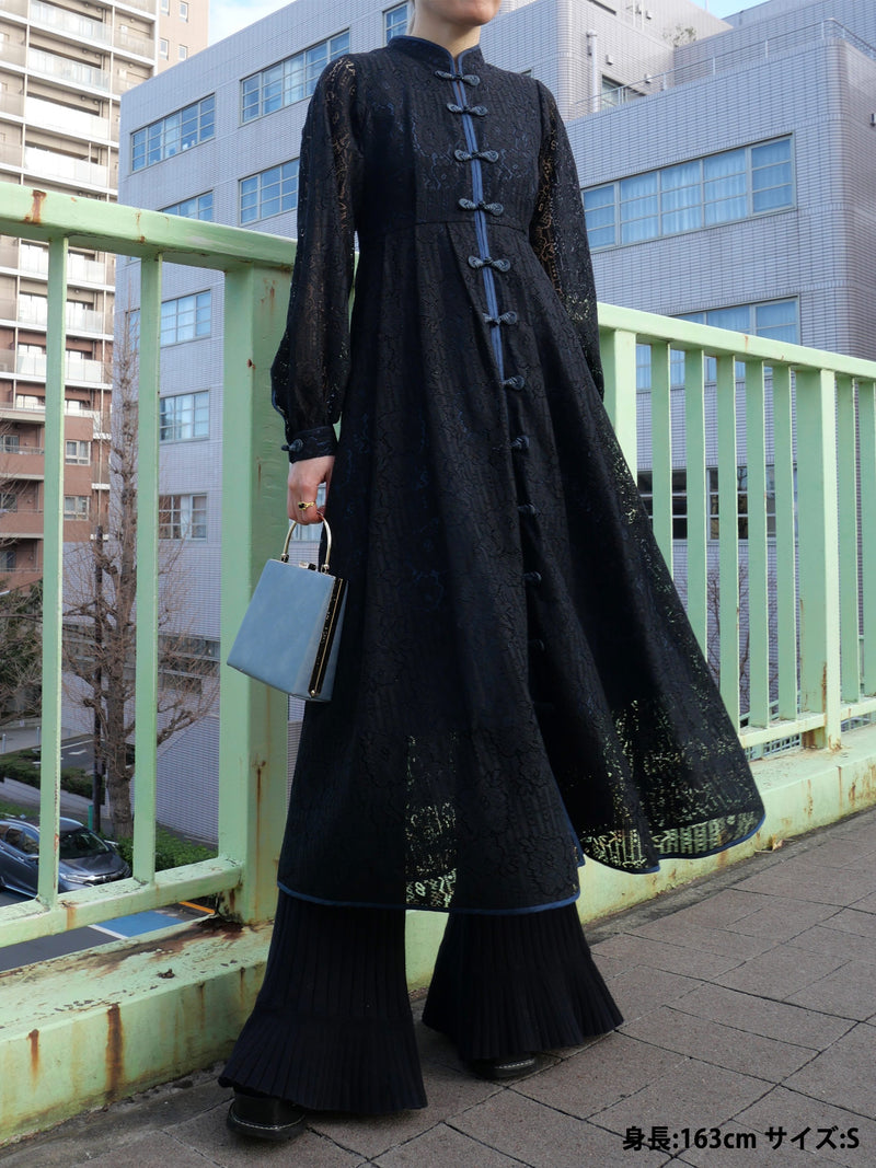 ​PAMEO POSE Youran Long Dress チャイナ 黒同窓会