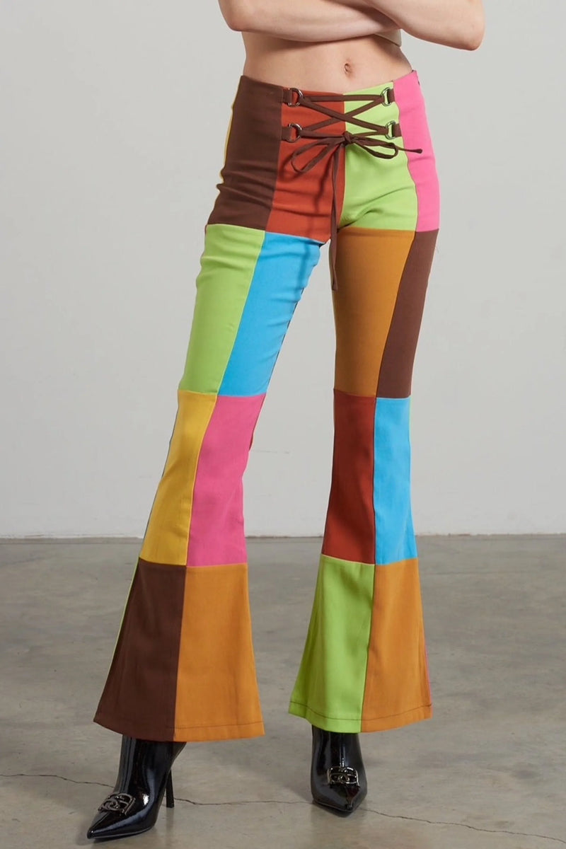 【TRP】JACKPOT PANELLED FLARED PANT