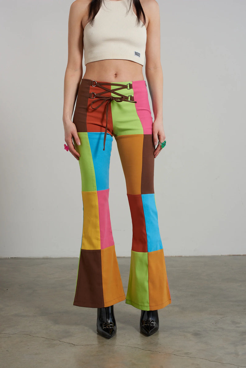 【TRP】JACKPOT PANELLED FLARED PANT