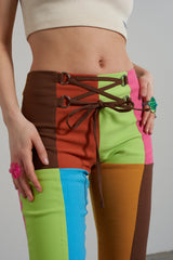 【TRP】JACKPOT PANELLED FLARED PANT