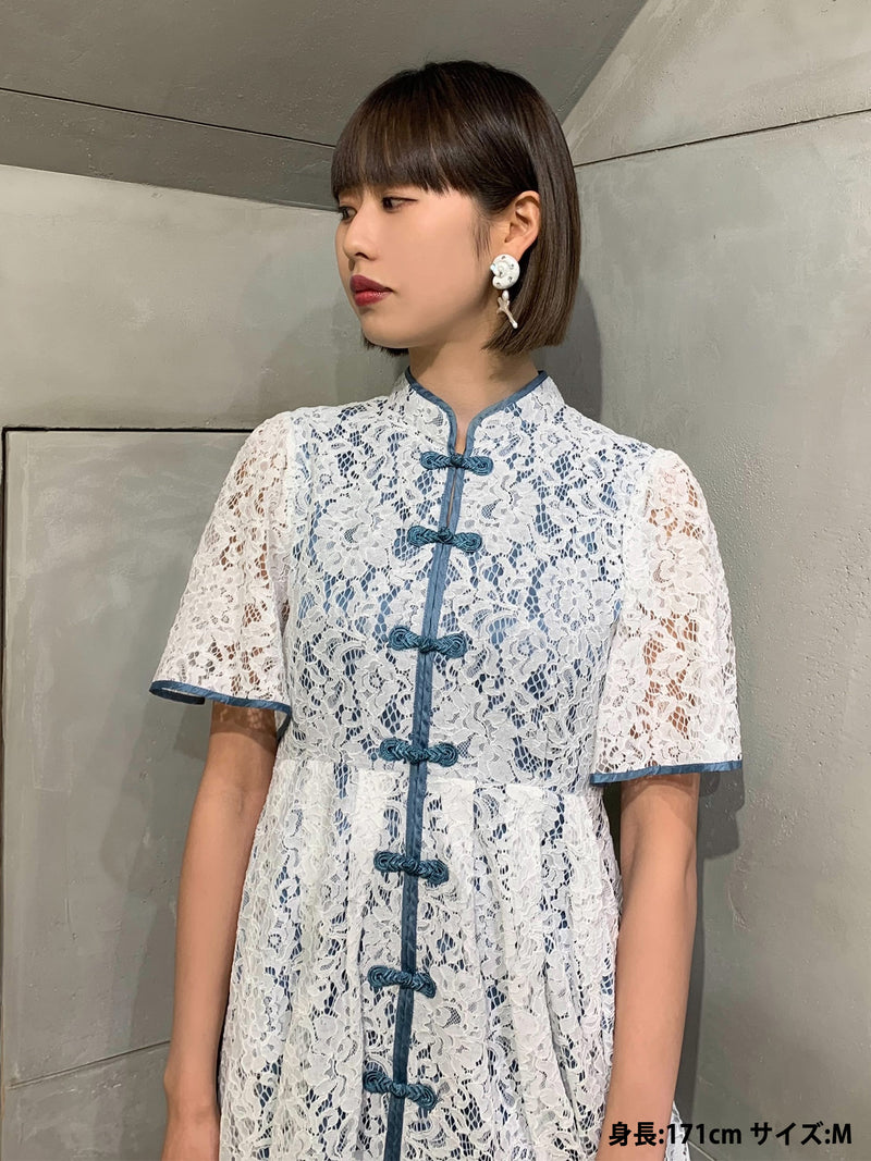 パメオポーズ　Macau　Lace　Mini　Dress