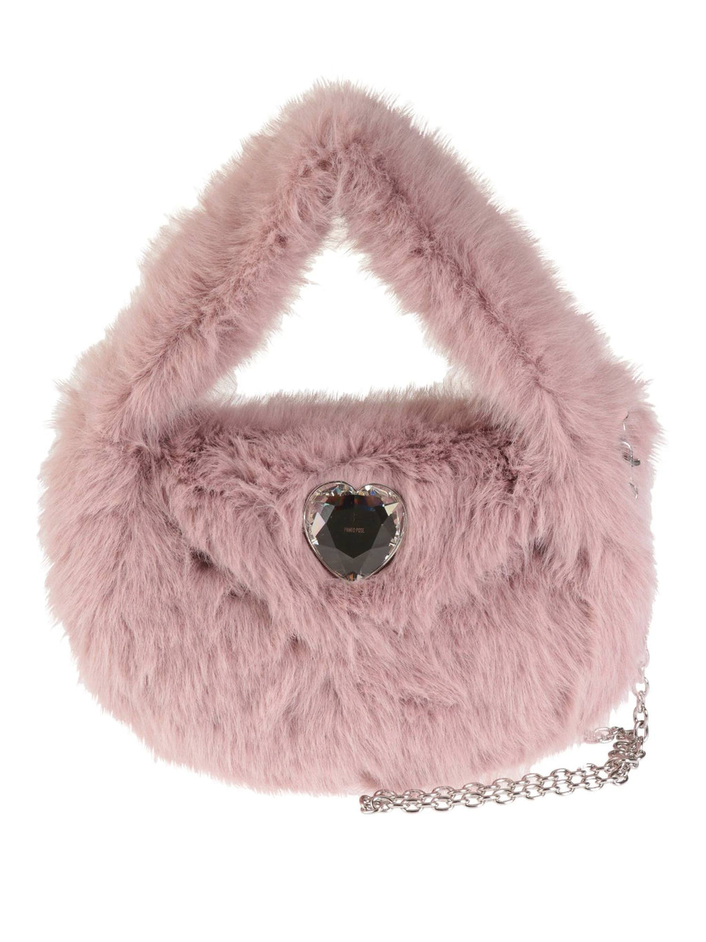 PAMEO POSE パメオ CROSS FAKE FUR CLUTCH BAG-